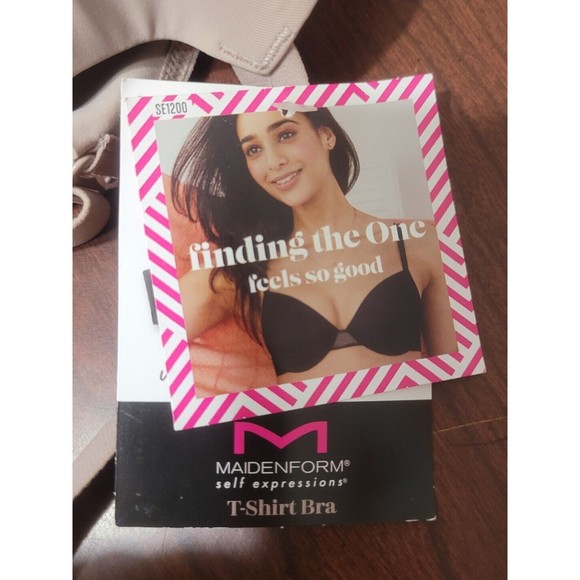 Maidenform Simply The One T-Shirt Bra NEW Size 40DD Underwire SE1200 Blush - Picture 3 of 7